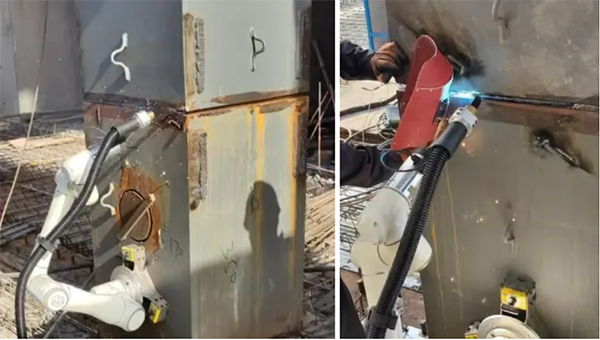漫蛙协作机器人：建筑钢结构移动焊接机器人